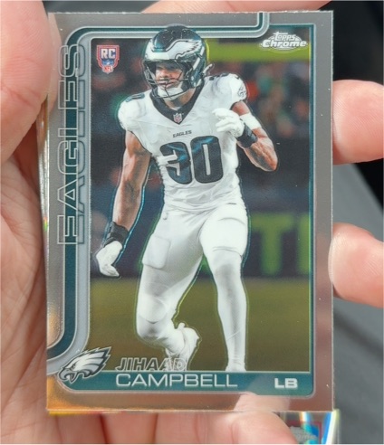 2025 Topps Chrome #366 Jihaad Campbell — front