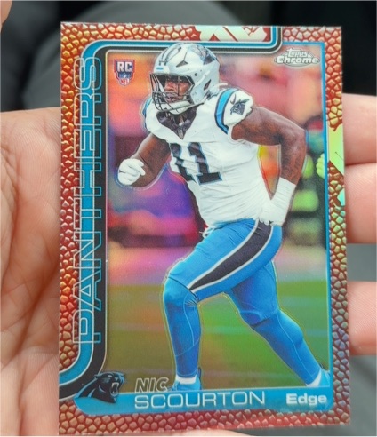 2025 Topps Chrome #353 Nic Scourton — front