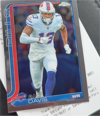 2025 Topps Chrome #142 Gabe Davis — front