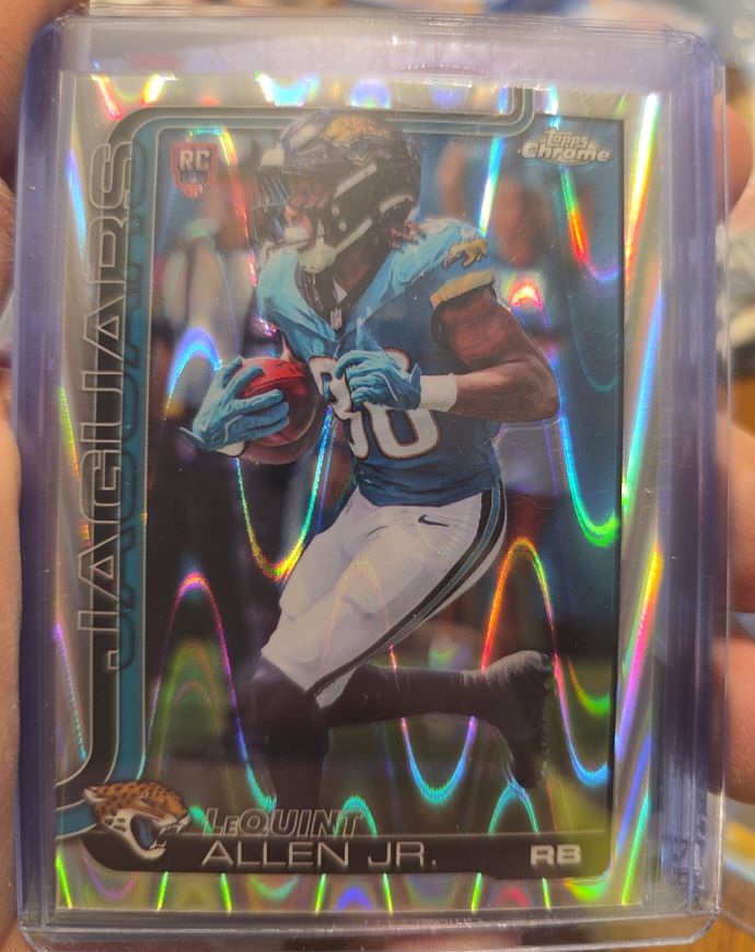2025 Topps Chrome #384 LeQuint Allen Jr. — front