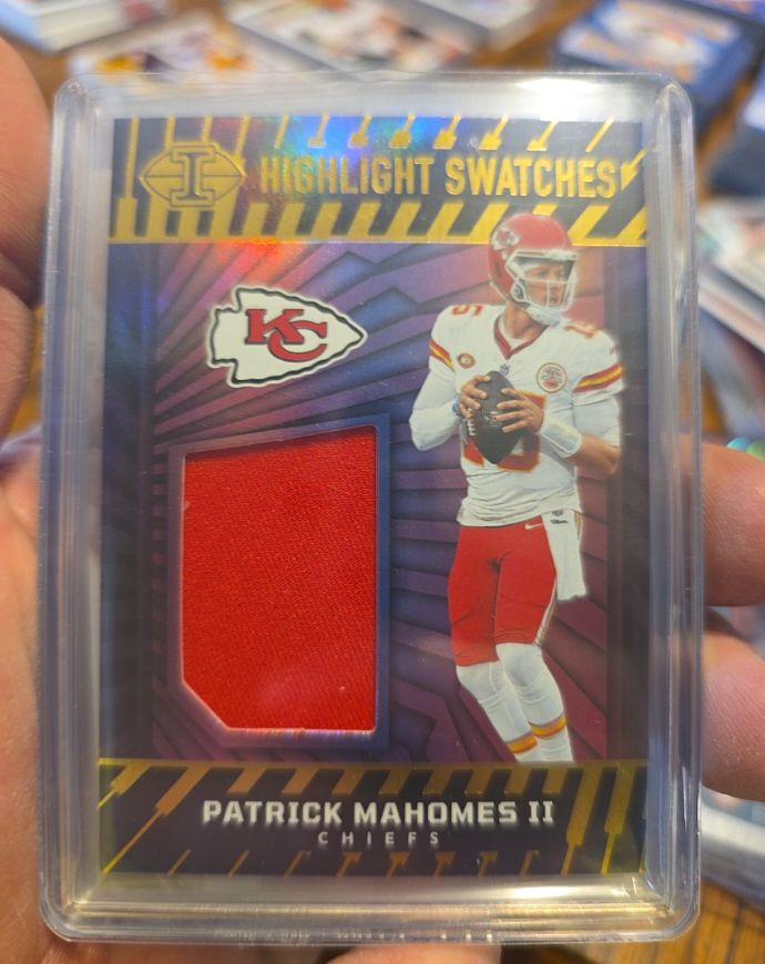 2024 Panini Illusions Highlight Swatches Patrick Mahomes II — front