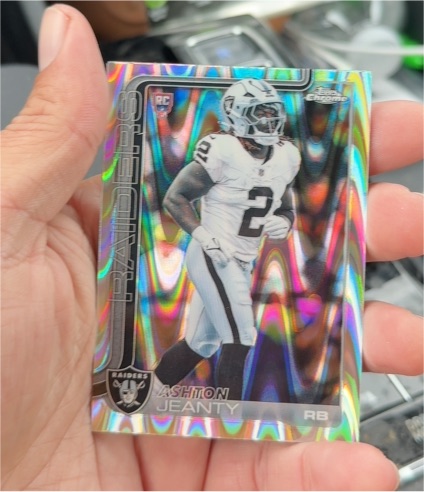 2025 Topps Chrome #322 Ashton Jeanty — front