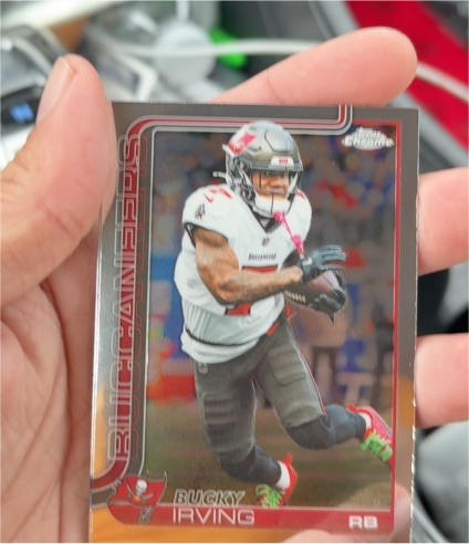 2025 Topps Chrome #285 Bucky Irving — front