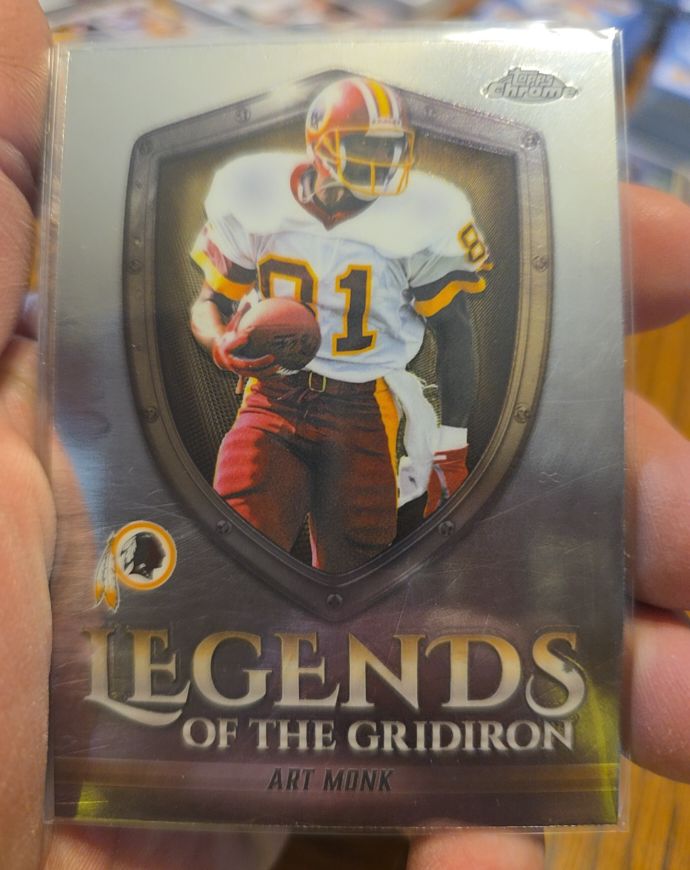 2025 Topps Chrome Legends of the Gridiron #LOG-19 Art Monk — front