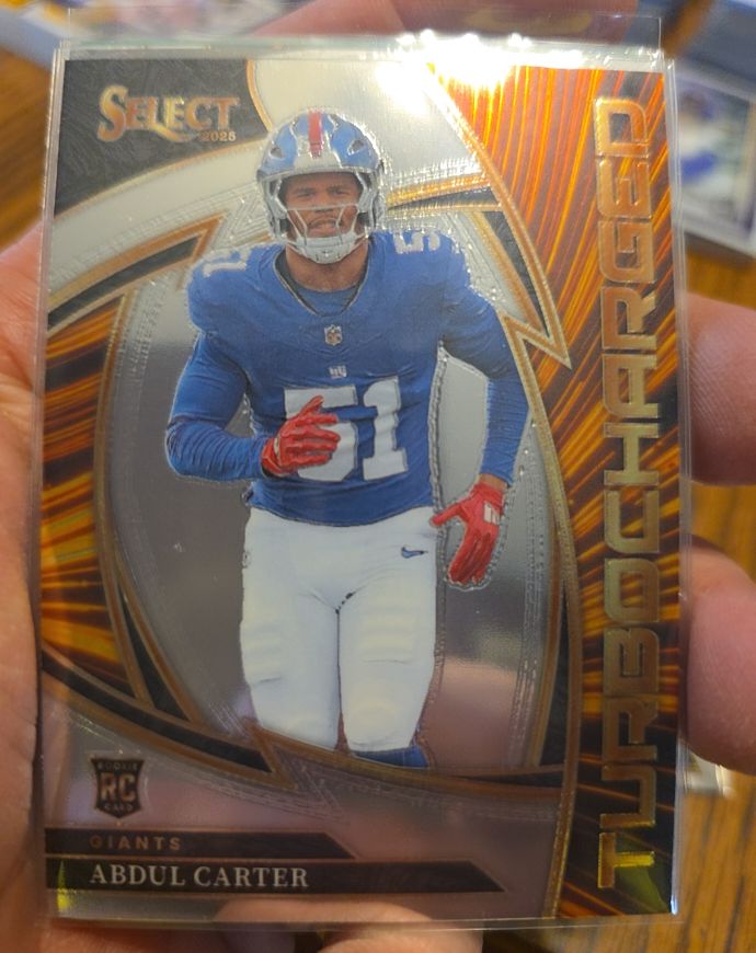 2025 Panini Select Turbocharged #6 Abdul Carter — front