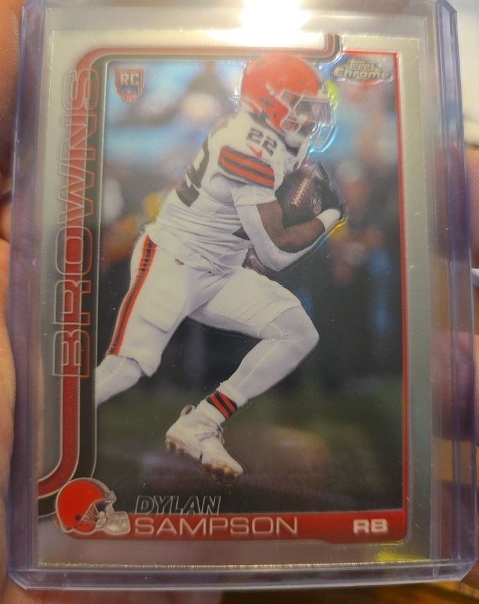 2025 Topps Chrome #308 Dylan Sampson — front