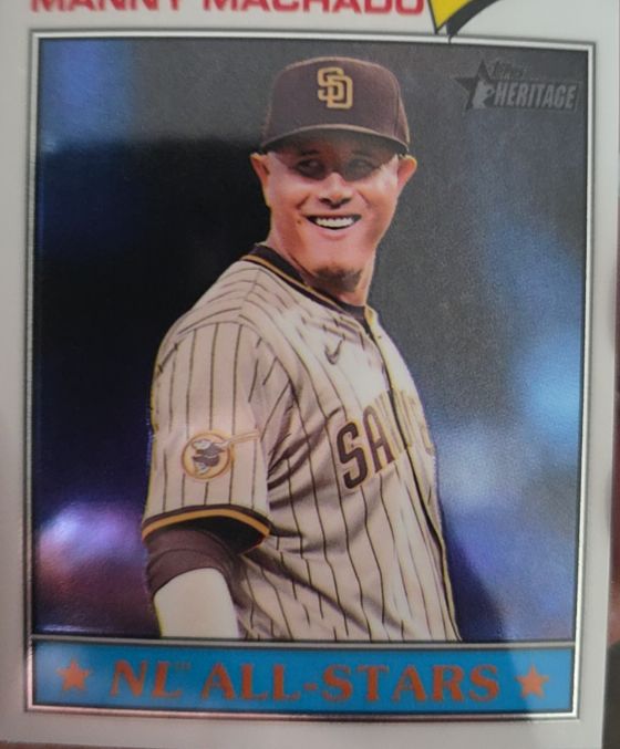 2026 Topps Heritage #143 Manny Machado — front