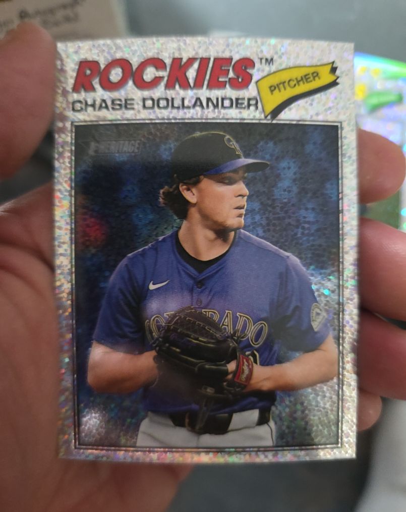 2026 Topps Heritage #91 Chase Dollander — front