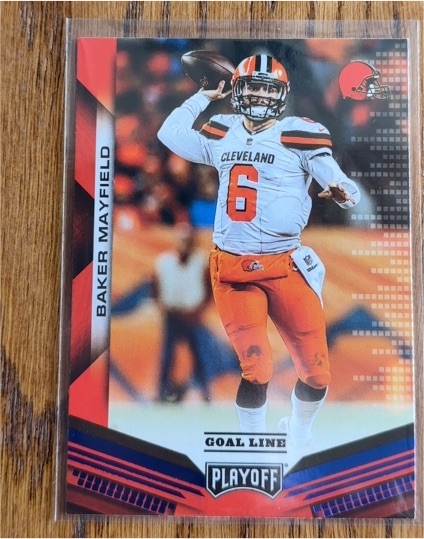 2019 Panini Playoff #36 Baker Mayfield — front