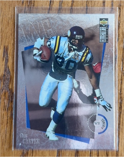 1996 Upper Deck Collector's Choice MVP #M27 Cris Carter — front