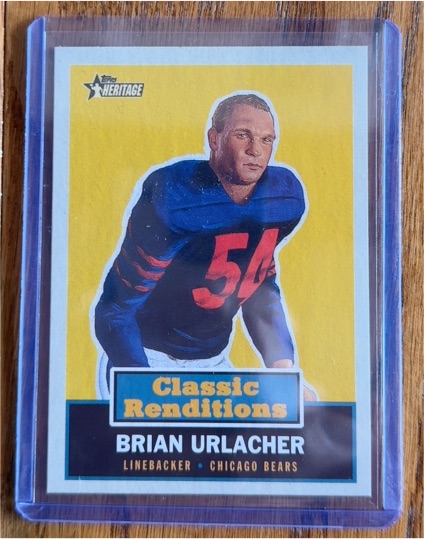 2001 Topps Heritage #CR8 Brian Urlacher Classic Renditions — front