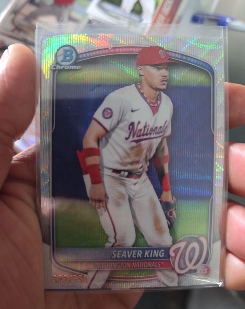 2025 Bowman Chrome Prospects #BCP-93 Seaver King — front