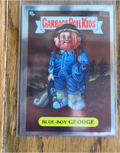 2022 Topps Chrome Garbage Pail Kids Series 5 #178b Blue-Boy George — front