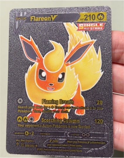 2021 Pokémon Flareon V #169 — front