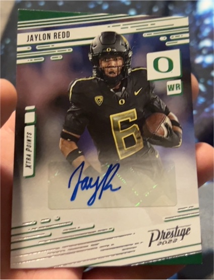2022 Panini Chronicles Draft Picks Prestige Xtra Points Signatures #PX-JRE Jaylon Redd — front