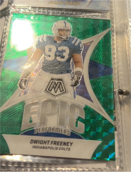 2024 Panini Mosaic Epic Performers #EP-DF Dwight Freeney — front