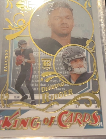 2022 Panini Illusions King of Cards #KC-17 Desmond Ridder — front