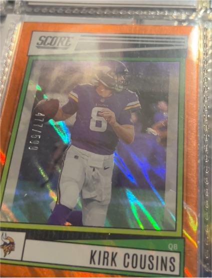 2022 Panini Score #106 Kirk Cousins — front