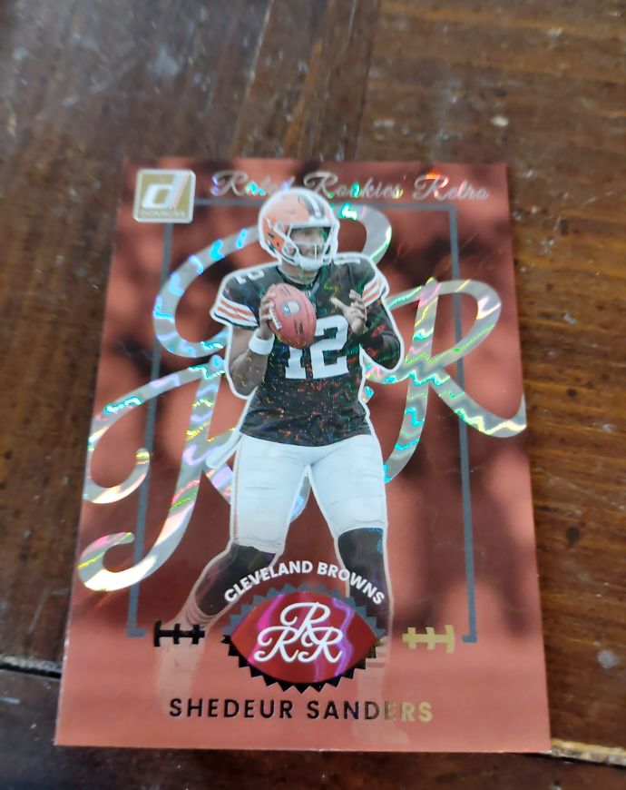 2025 Donruss #11 Shedeur Sanders Rated Rookies Retro — front