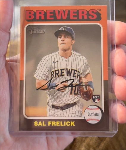 2024 Topps Heritage #451 Sal Frelick — front
