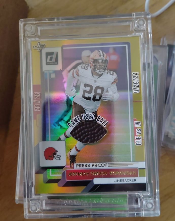 2022 Donruss #213 Jeremiah Owusu-Koramoah — front