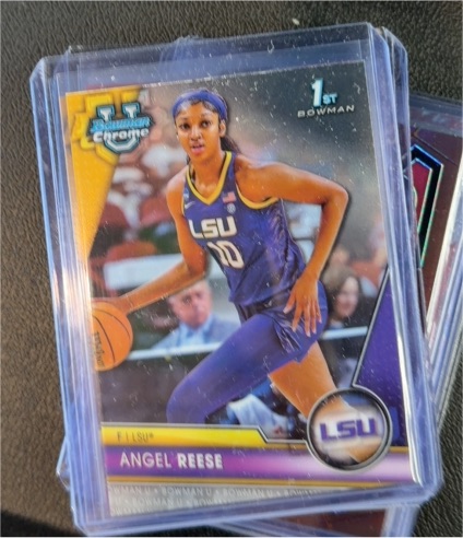 2023-24 Bowman University Chrome #49 Angel Reese — front