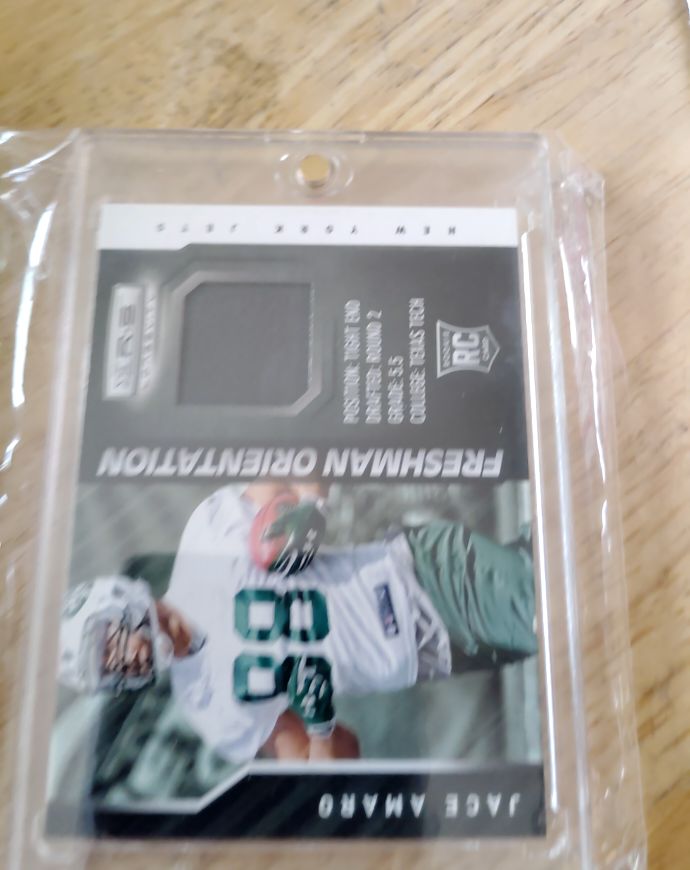 2014 Panini Rookies & Stars #FO-JA Jace Amaro Freshman Orientation Materials — front