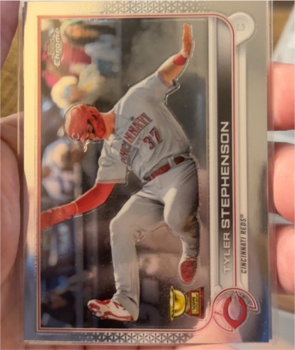 2022 Topps Chrome #63 Tyler Stephenson — front