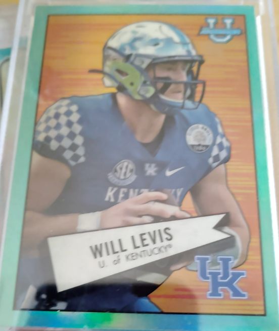 2022 Bowman Chrome University #52BF-7 Will Levis — front