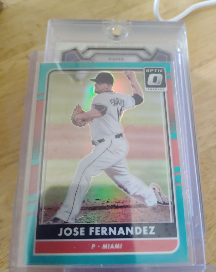 2016 Donruss Optic #112 Jose Fernandez — front