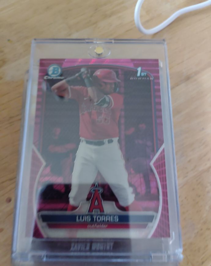 2023 Bowman Chrome #BCP-155 Luis Torres — front