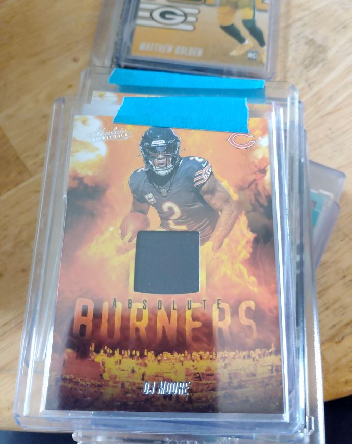 2025 Panini Absolute Burners #ABU-DMO DJ Moore — front