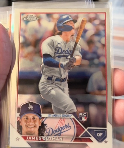 2023 Topps Chrome #81 James Outman — front