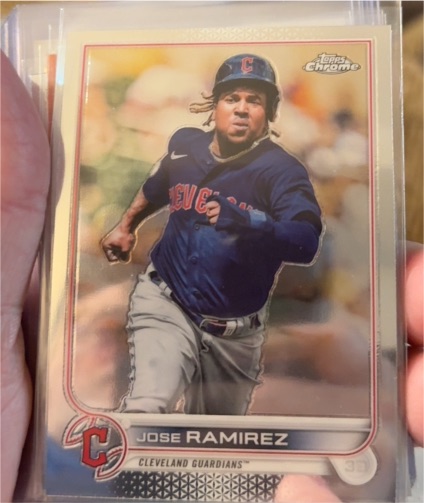 2022 Topps Chrome #151 Jose Ramirez — front
