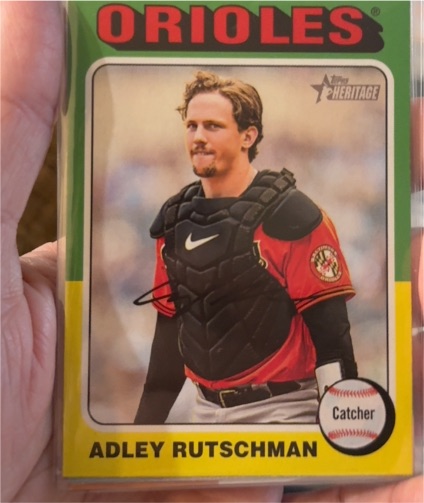 2024 Topps Heritage #188 Adley Rutschman — front