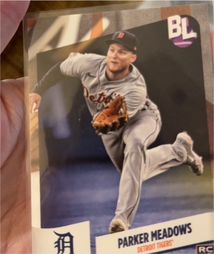 2024 Topps Big League #60 Parker Meadows — front