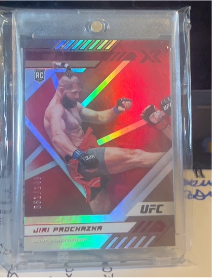 2021 Panini Chronicles XR UFC #186 Jiri Prochazka Rookie RC — front