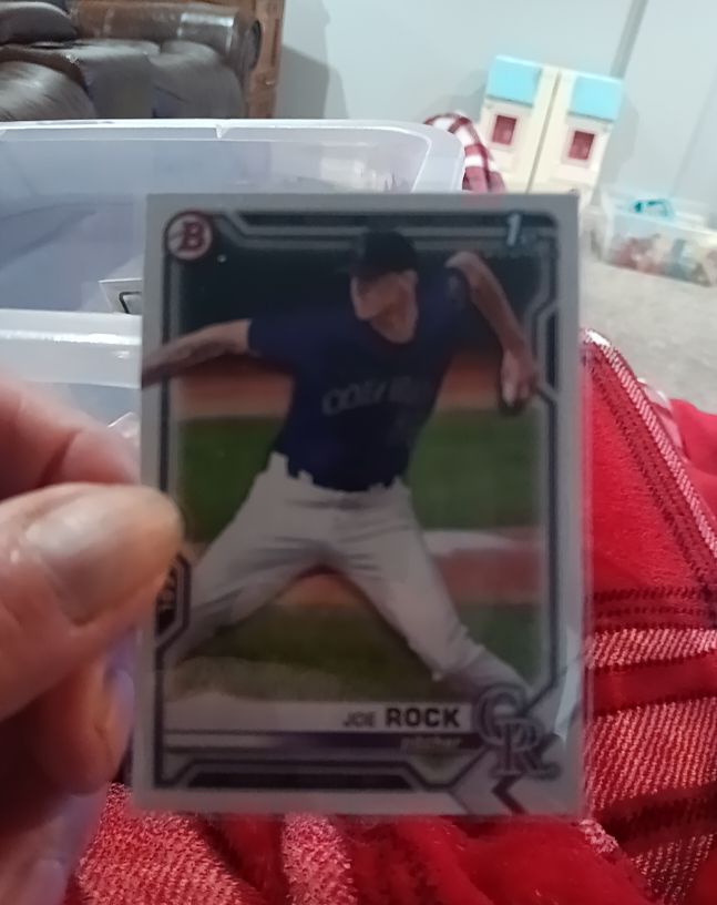 2021 Bowman Draft #BDC-154 Joe Rock — front