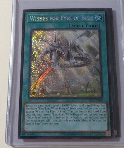 2019 Yu-Gi-Oh! SDWD-EN042 Wishes for Eyes of Blue — front