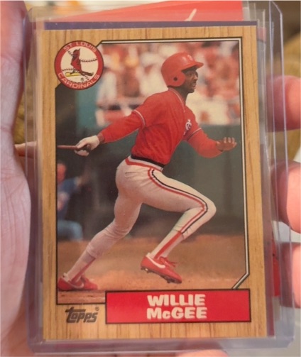 1987 Topps #440 Willie McGee — front