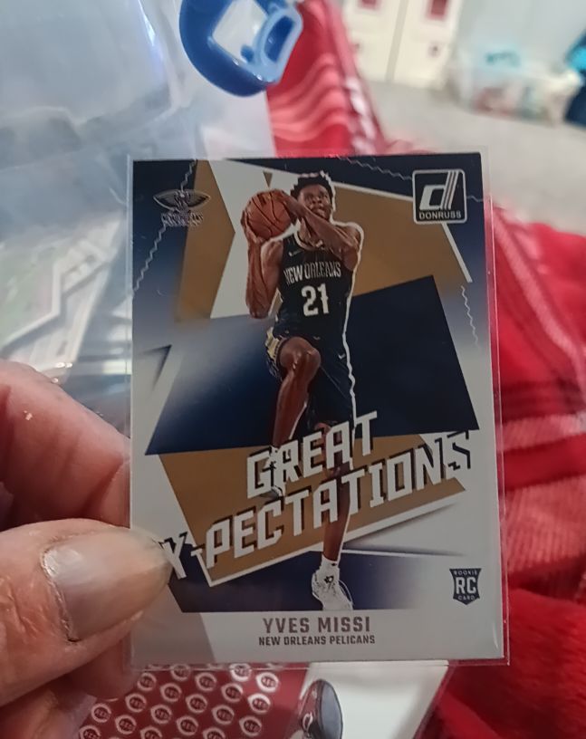 2024-25 Panini Donruss #22 Yves Missi Great X-Pectations Rookie — front