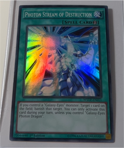 Yu-Gi-Oh! Photon Stream of Destruction WSUP-EN011 — front