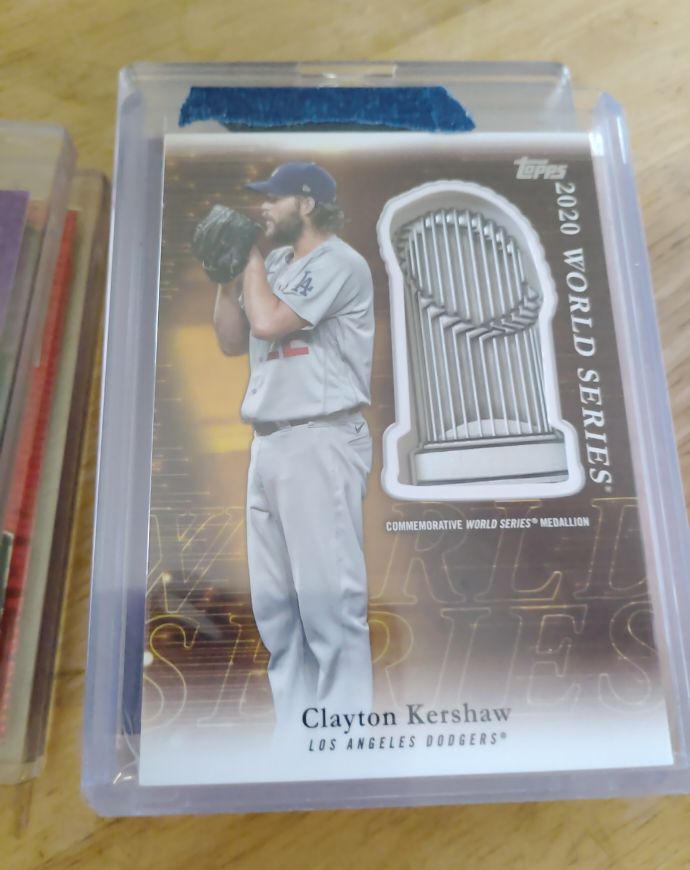2020 Topps Commemorative Coin Card Clayton Kershaw — front