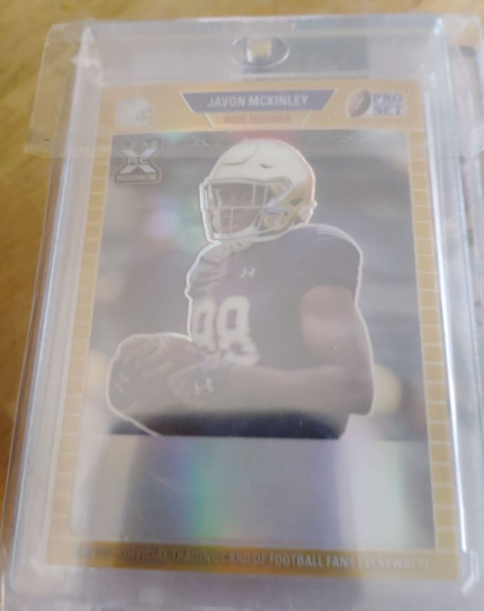 2021 Leaf Pro Set #Javon McKinley — front