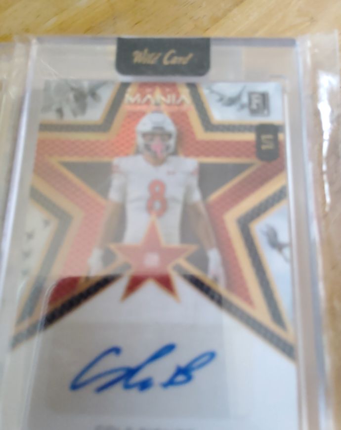 2024 Wild Card Mania #AMAS-CB Cole Bishop — front