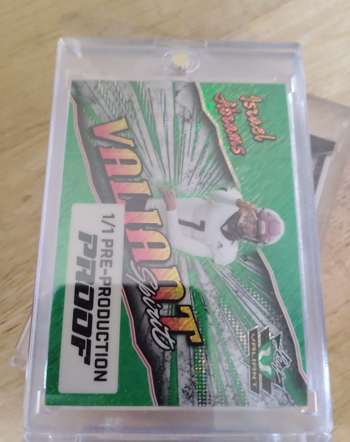 2025 Leaf Valiant Spirit #Cam Coleman 1/1 Pre-Production Proof — front