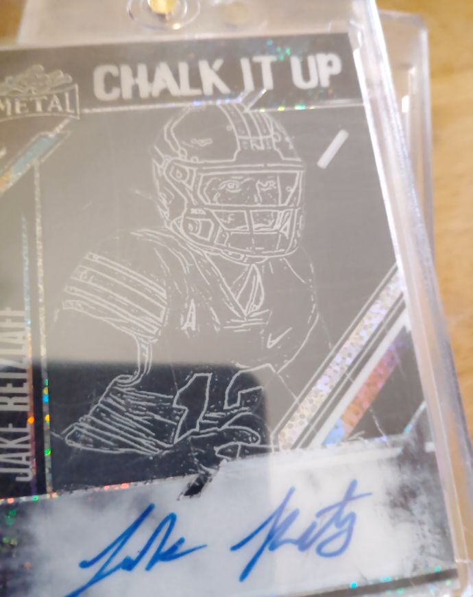 2025 Leaf Metal Jake Retzlaff Chalk It Up /10 Rookie Black — front
