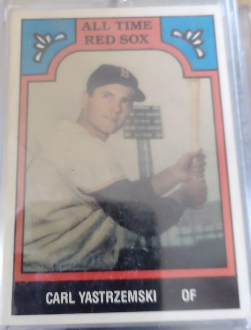 1986 TCMA All-Time Red Sox #9BRS Carl Yastrzemski — front