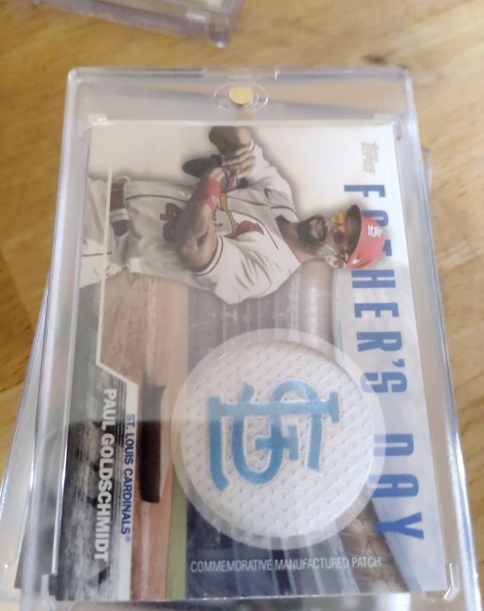 2023 Topps Series 2 #FD-PG Paul Goldschmidt Father's Day Commemorative Patch — front