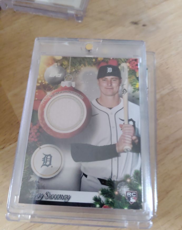 2025 Topps Holiday #PR-TSW Trey Sweeney — front